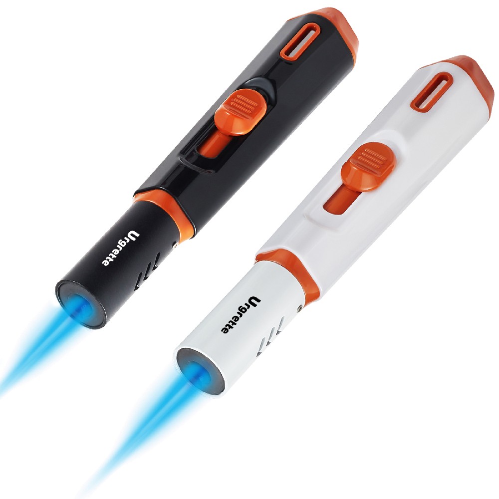 Urgrette 2 Pack Pen Torch Lighters--2023 New Arrival(Black&White)