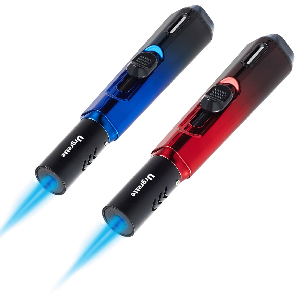 Urgrette 2 Pack Pen Torch Lighters--2023 New Arrival(Red&Blue)